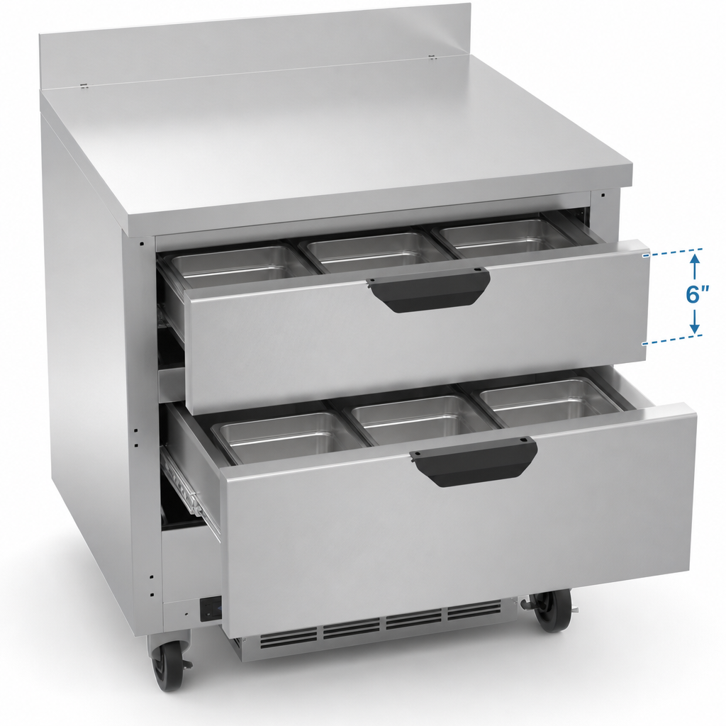 Drawer Pan Capacity