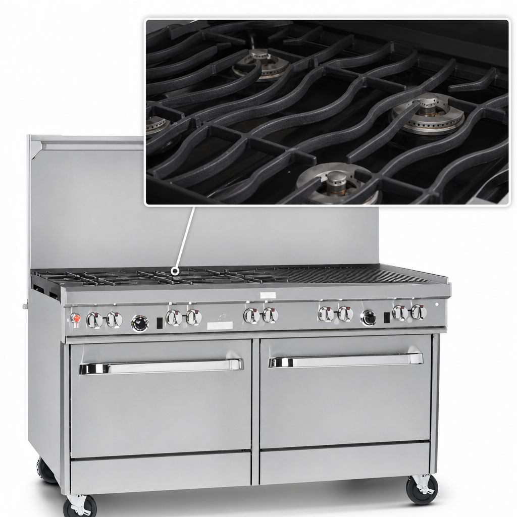 Wavy Burner Grates