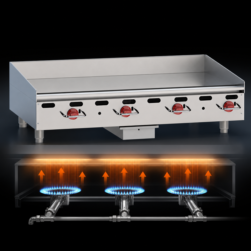 Three-Burner Heat System