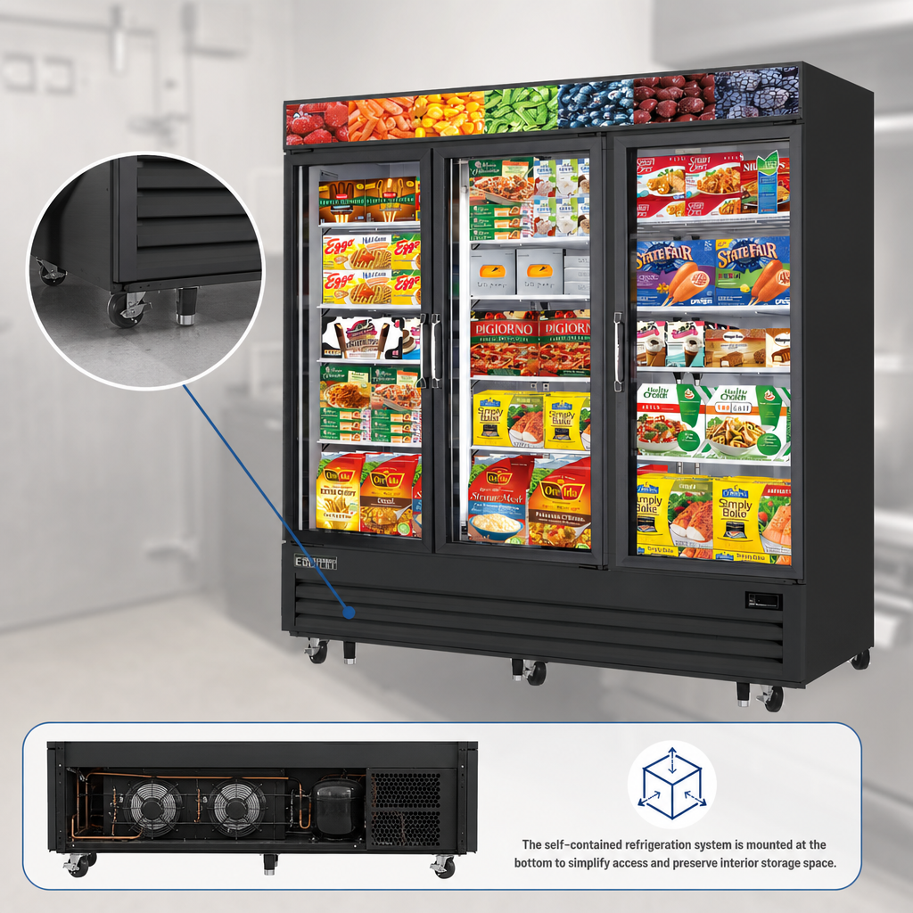 Bottom-Mounted Self-Contained Refrigeration