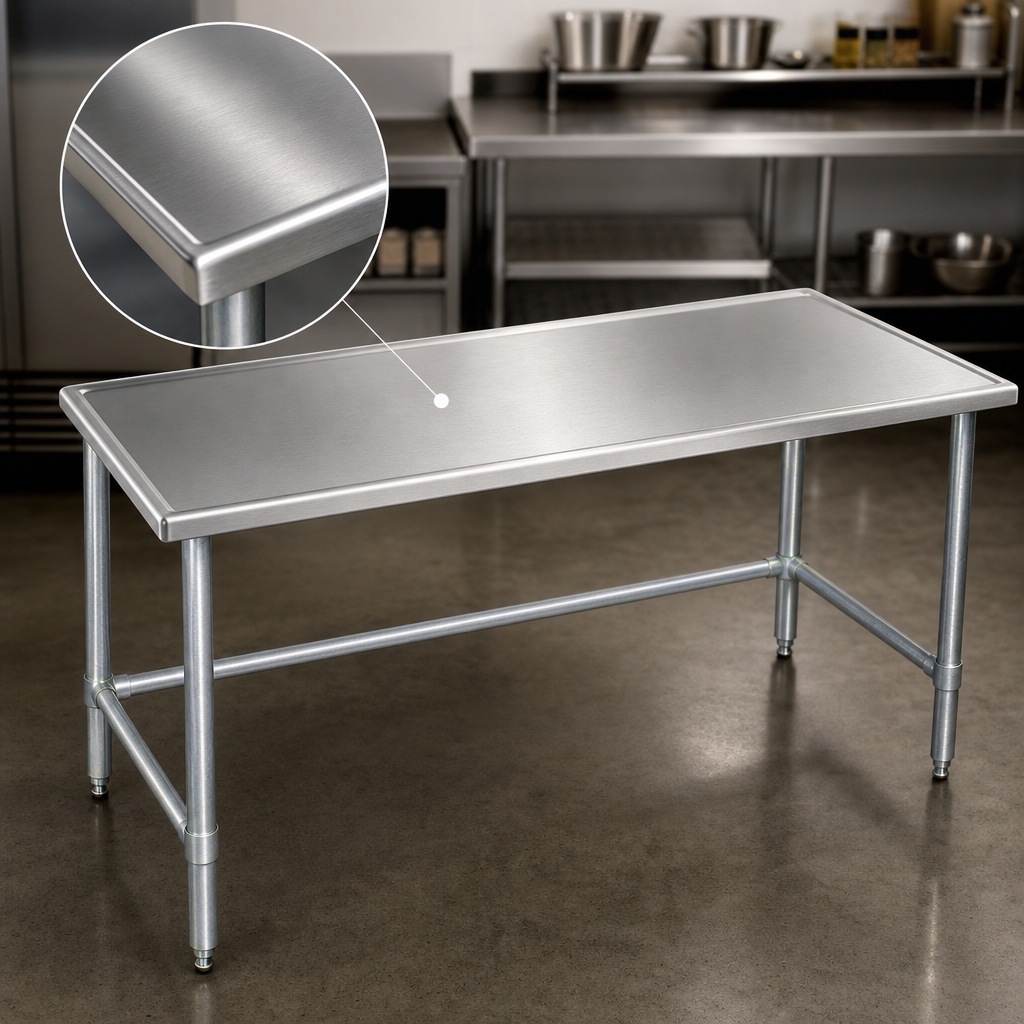 14-Gauge 300 Series Stainless Steel Top