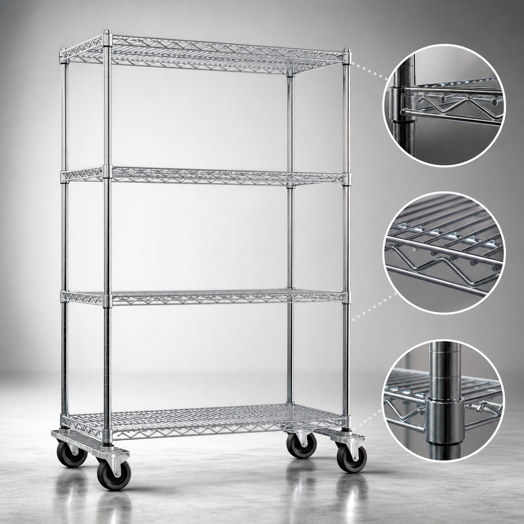 Patented QuadTruss Shelves