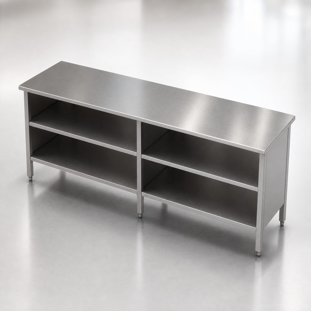 16-Gauge Stainless Steel Flat Top