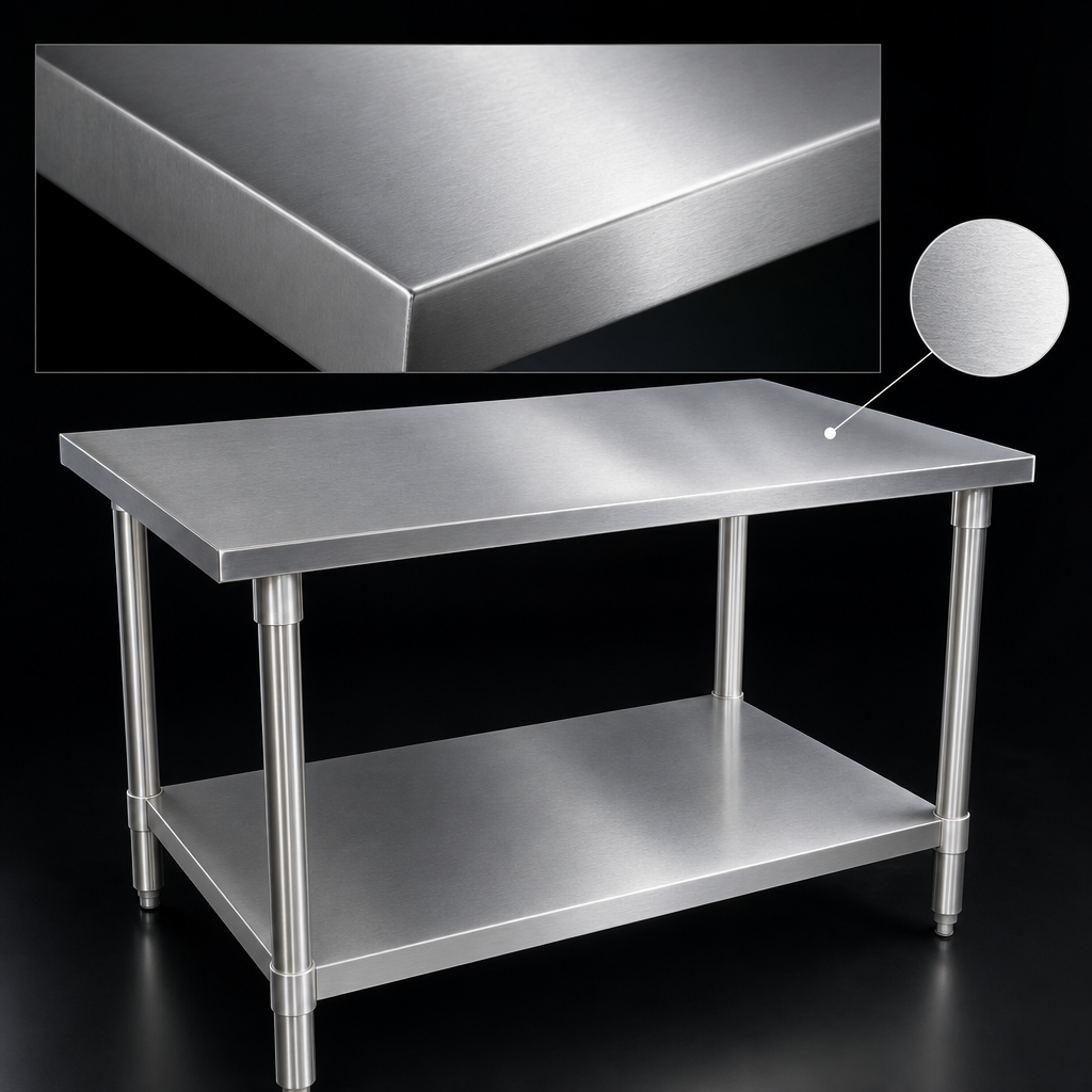 14-Gauge 300-Series Stainless Steel Top