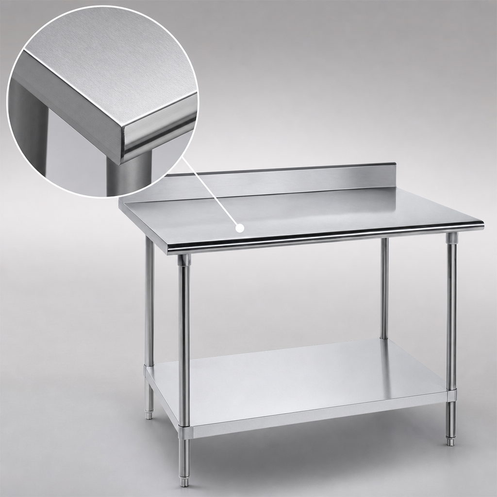 16 Gauge Stainless Steel Top