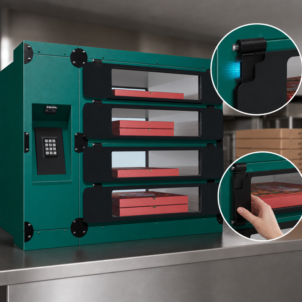 Magnetically Locked Hinged Doors