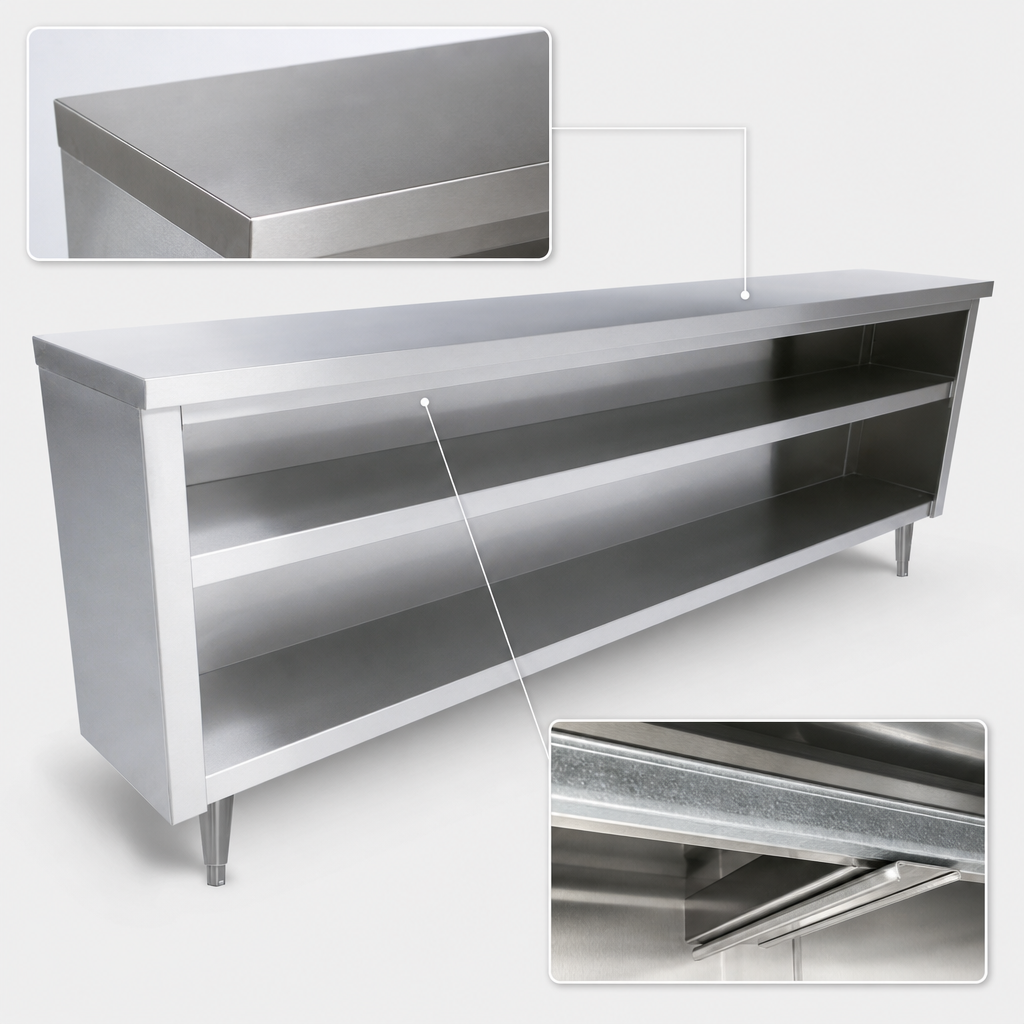 16-Gauge Stainless Steel Top