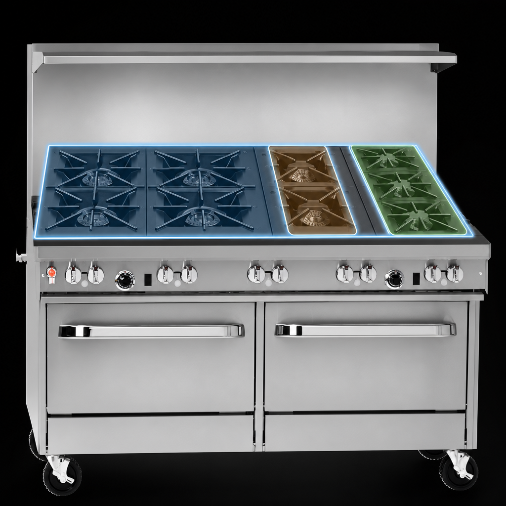 Nine-Burner Top