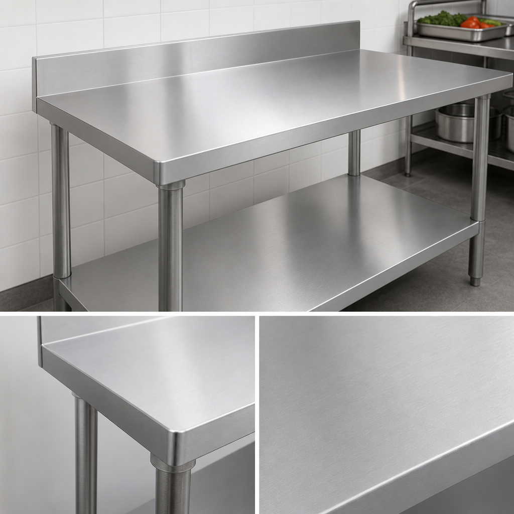 18-Gauge 430 Stainless Steel Top