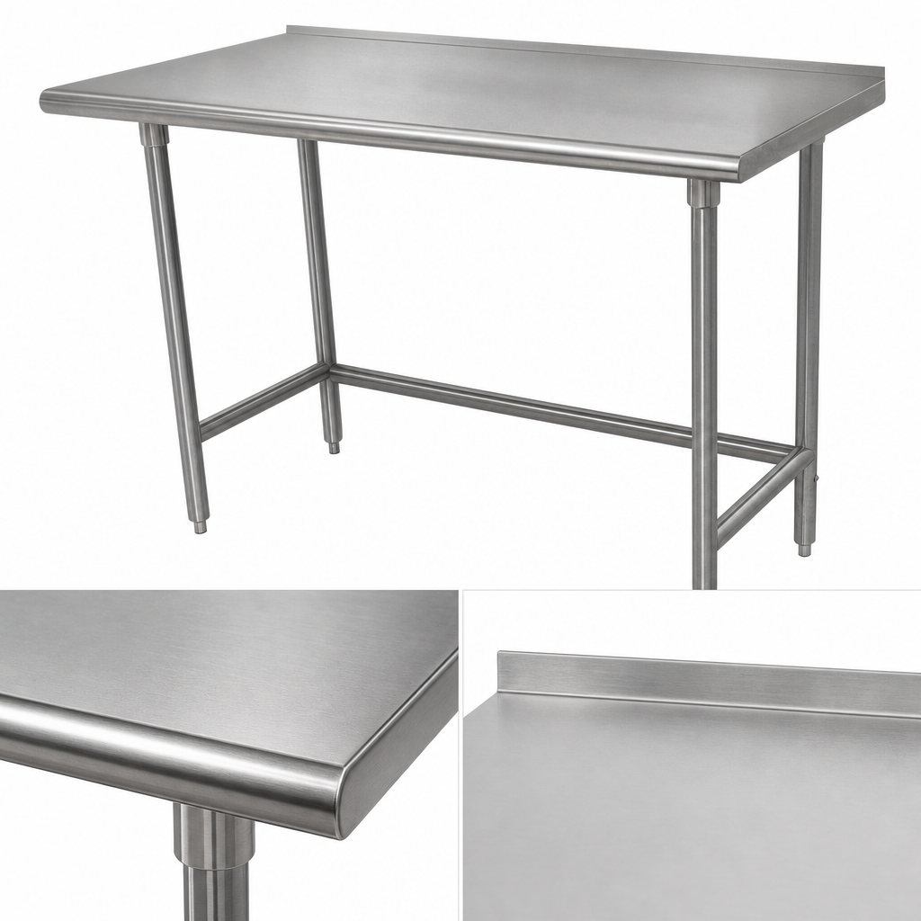 16 Gauge 304 Stainless Steel Top