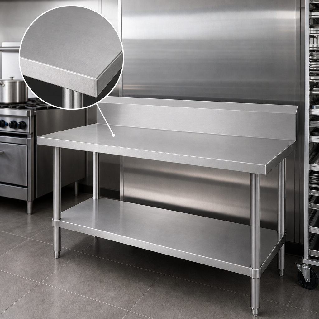 14 Gauge 304 Stainless Steel Top