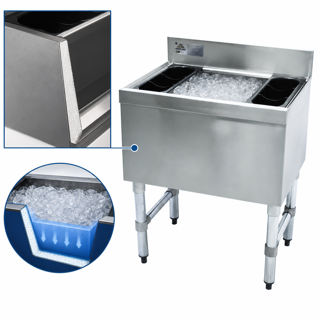 12-Inch Deep Insulated Ice Bin
