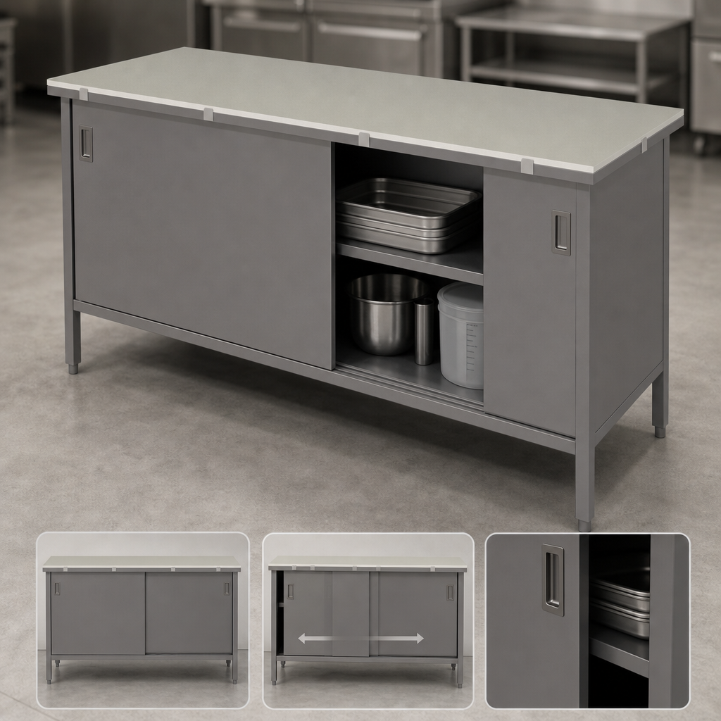 Sliding Door Cabinet Base