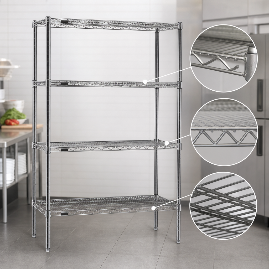 Patented QuadTruss Shelves
