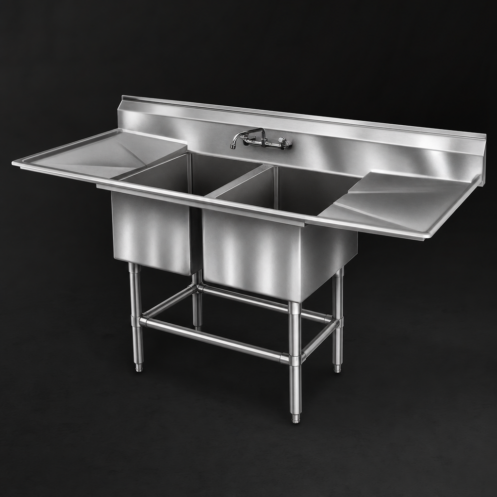Two-Compartment Sink