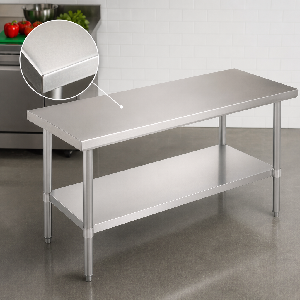 18-Gauge Stainless Steel Top