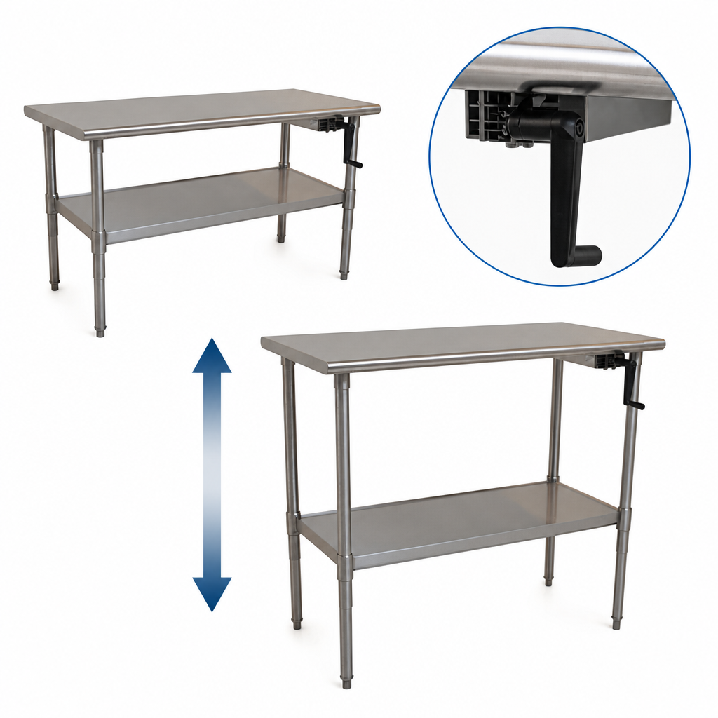 Height Adjustable Crank System