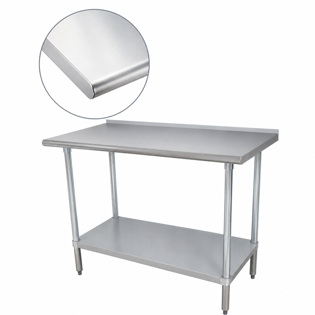 16-Gauge 304 Stainless Steel Top