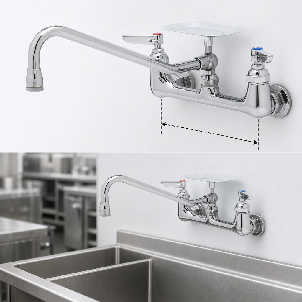 Wall-Mounted 8-Inch Centers