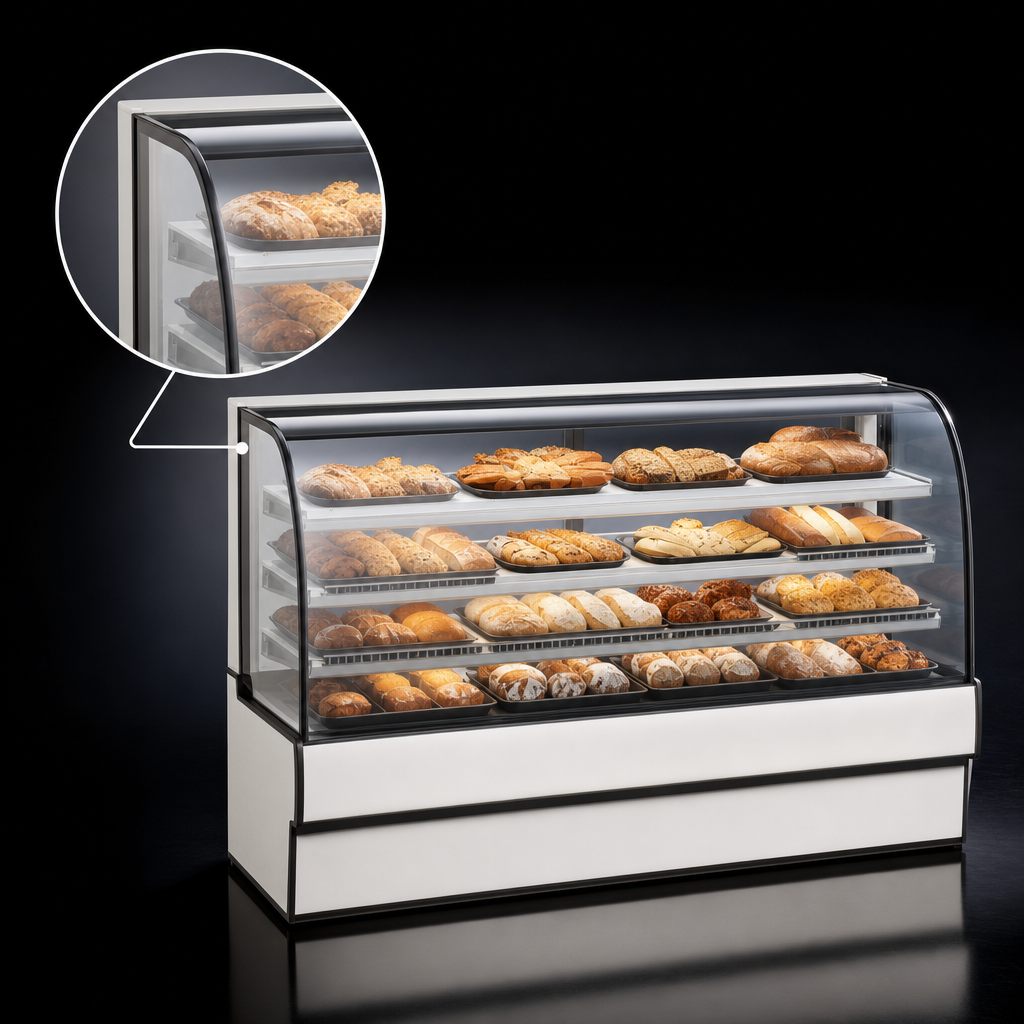 Curved Thermopane Tilt-Front Glass