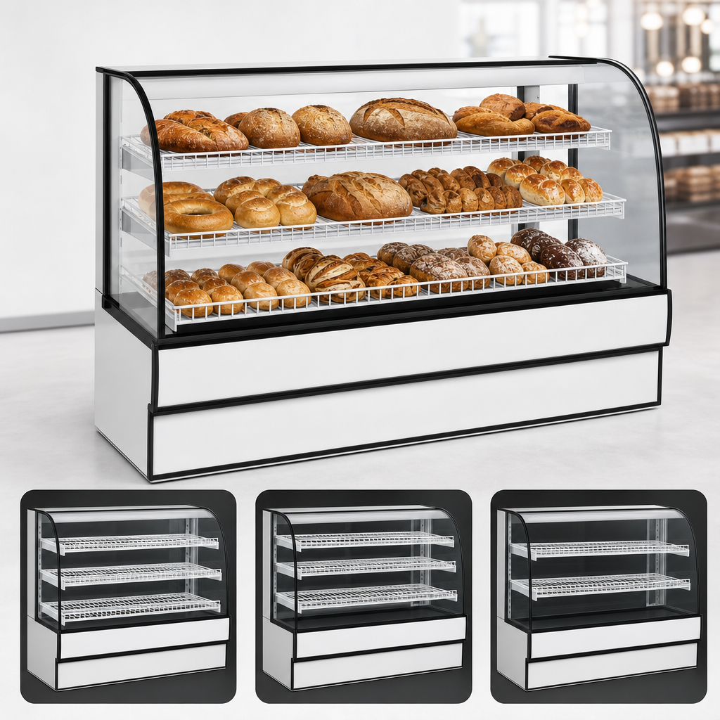 Three Adjustable Shelf Tiers