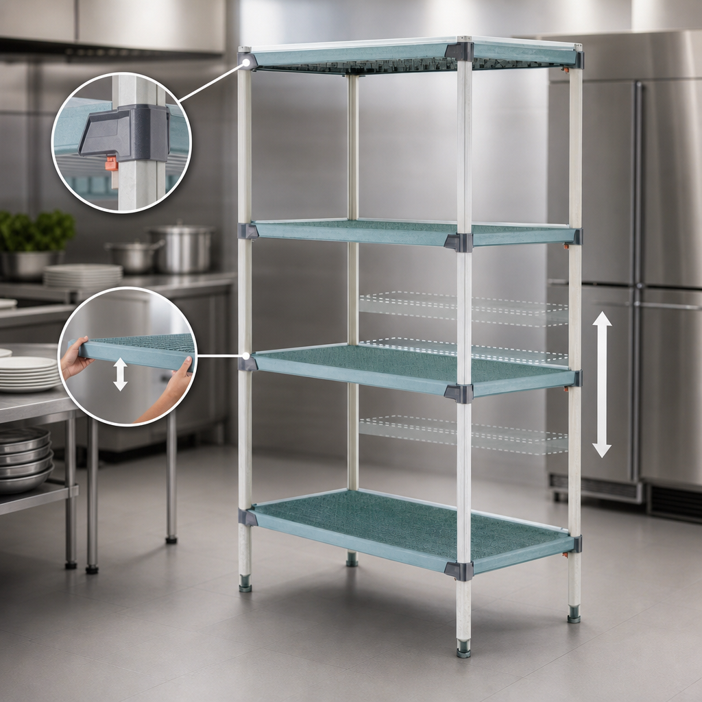Quick-Adjust Shelf System