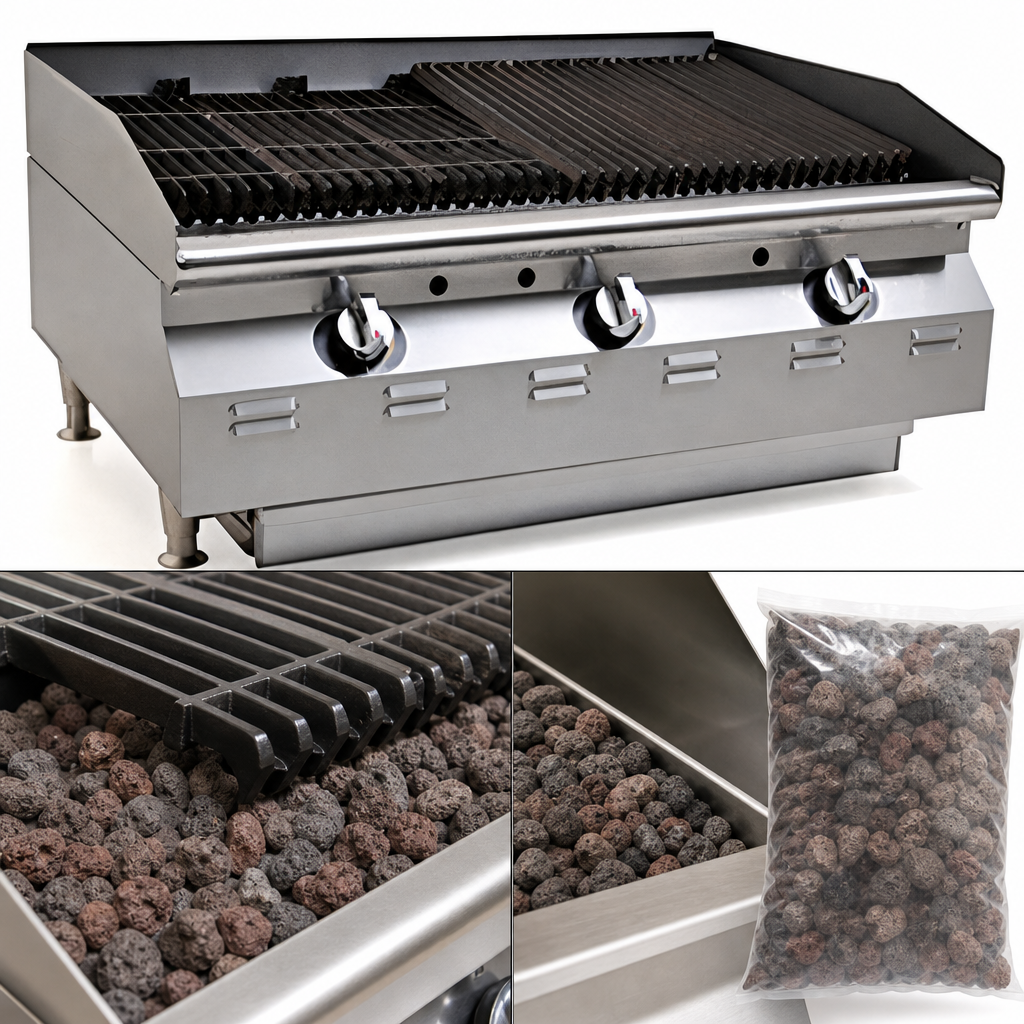 Lava Rock Heating System