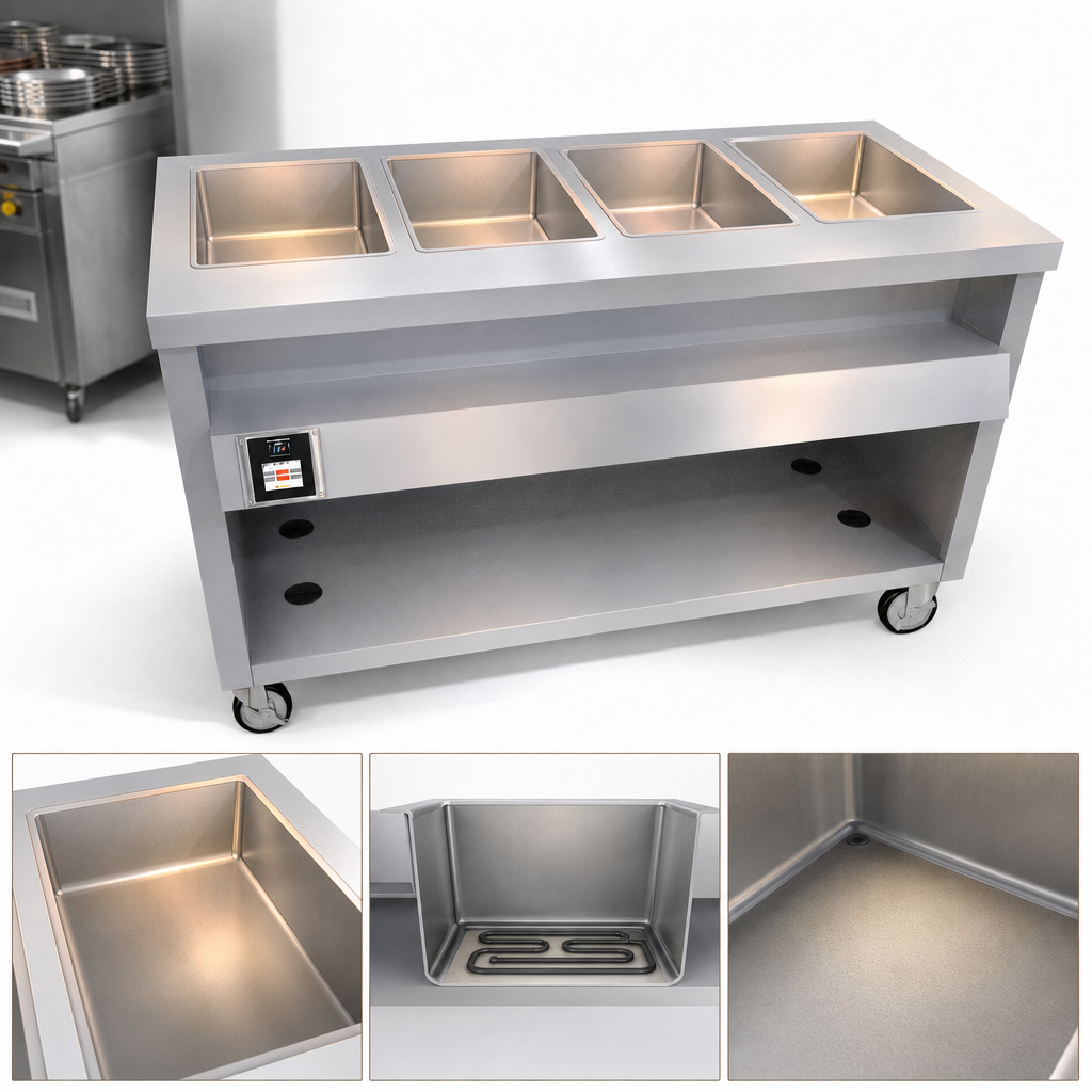 Four Waterless Heat Wells