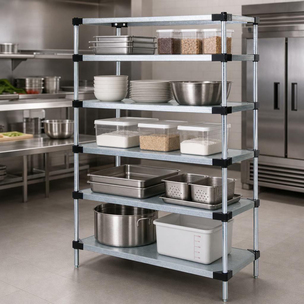 Five Solid Shelves