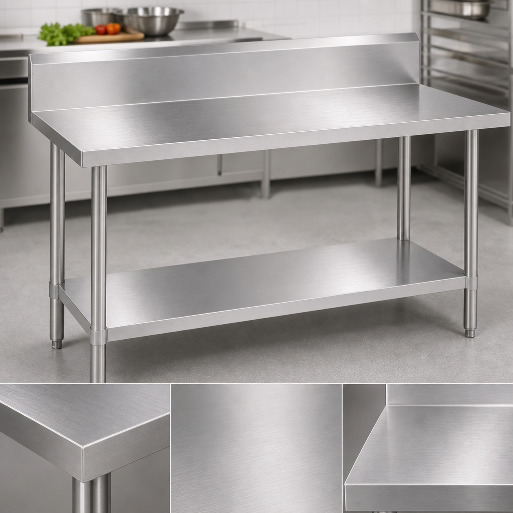 14-Gauge 300-Series Stainless Steel Top
