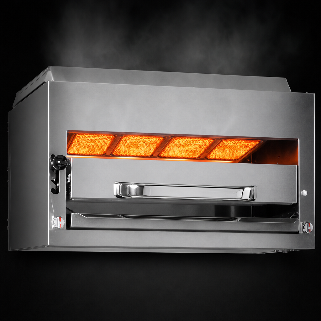 Four Radiant Burners
