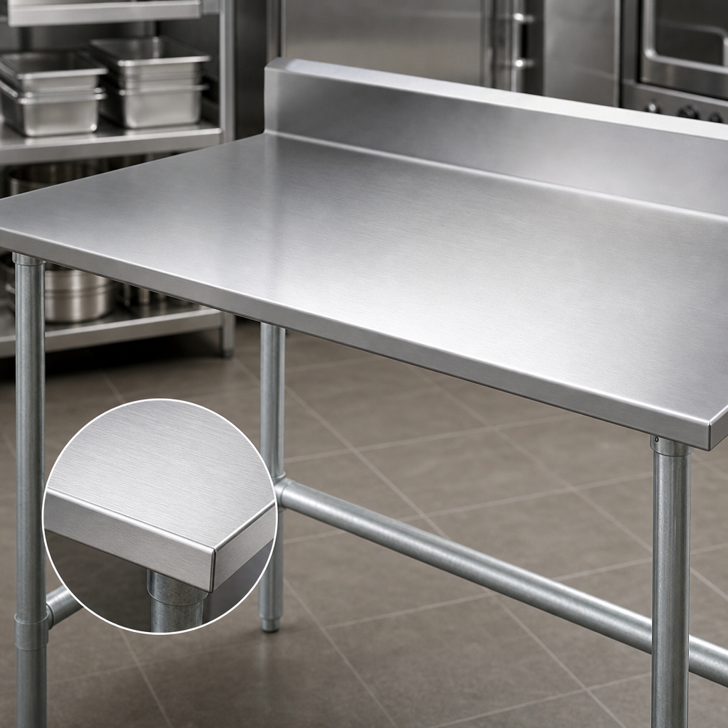 16 Gauge 304 Stainless Steel Top