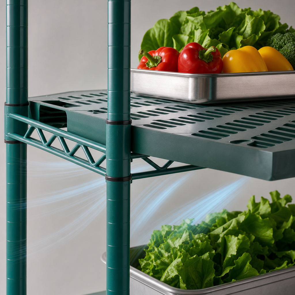 Louvered Shelf Surface