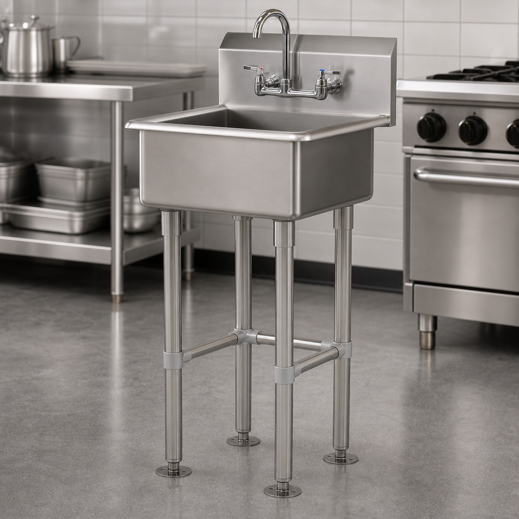 Freestanding Stainless Steel Construction