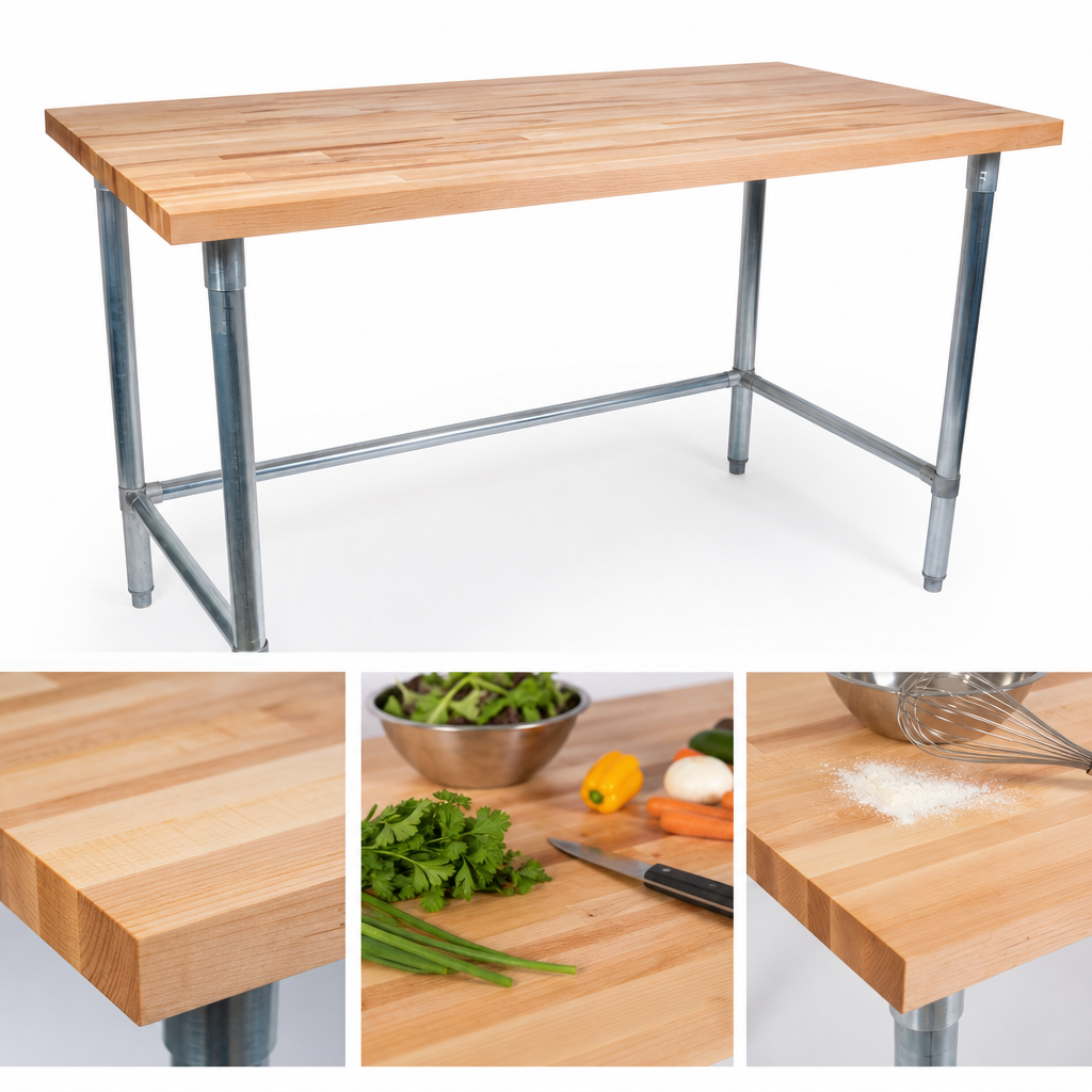 Edge Grain Flat Top