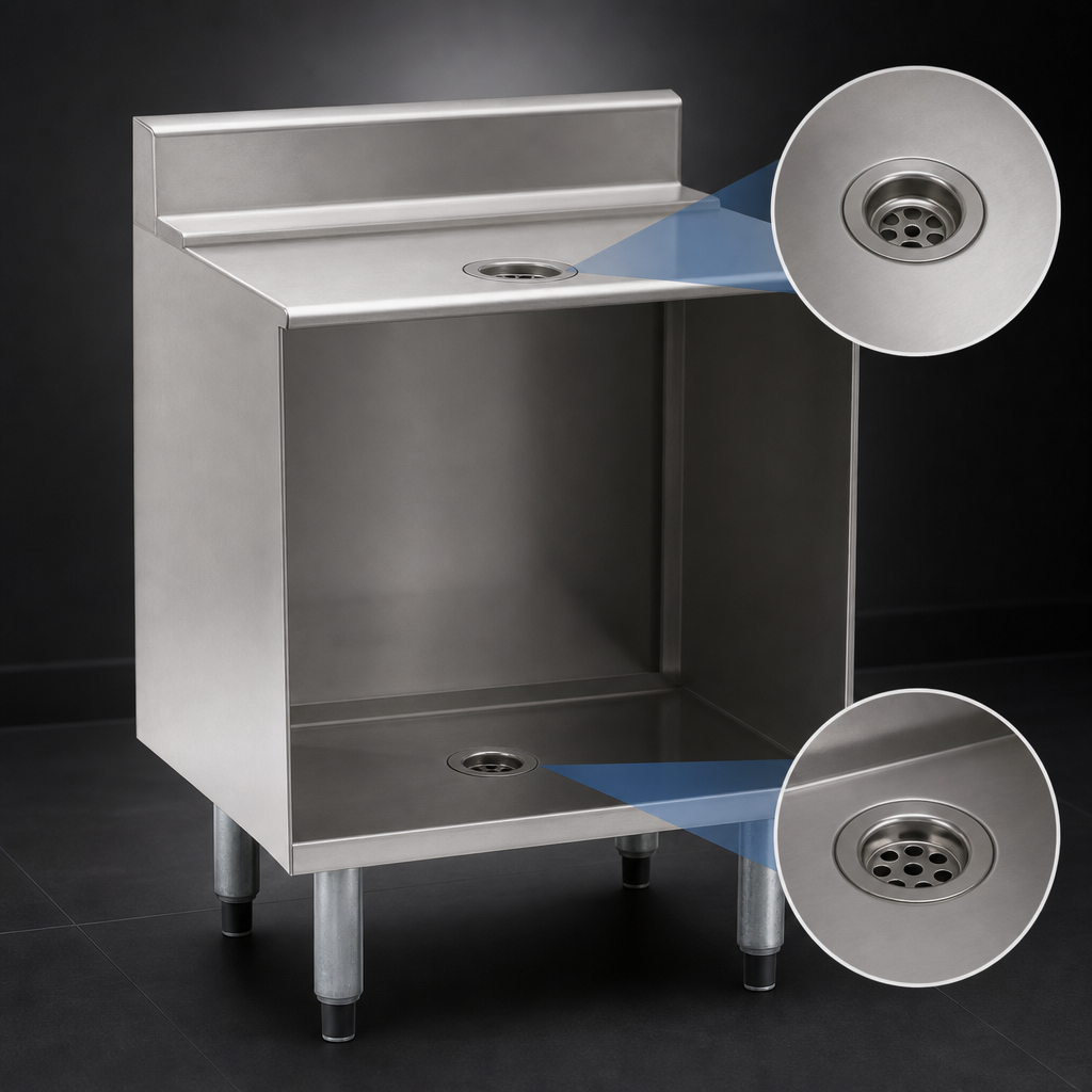 Dual Stainless Steel Drains