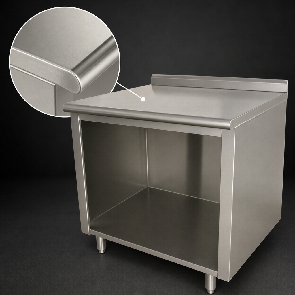 14-Gauge 304 Stainless Steel Top