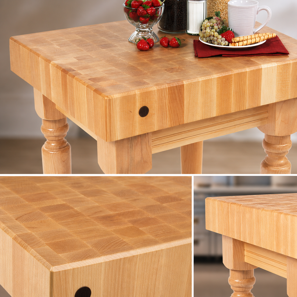 End Grain Maple Top
