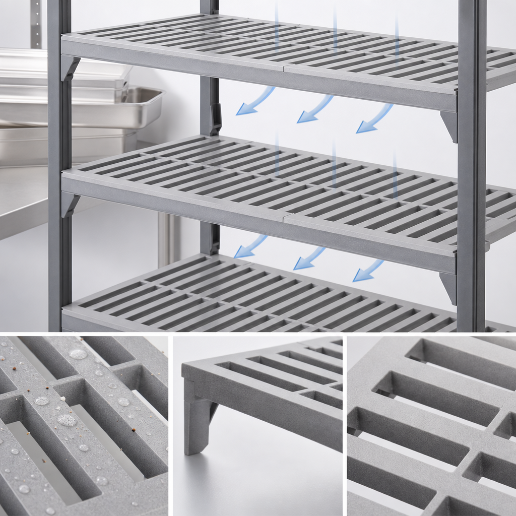 Vented Shelf Plates