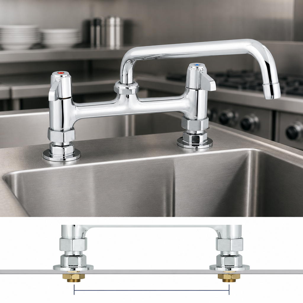 8-Inch Deck Mount Centers