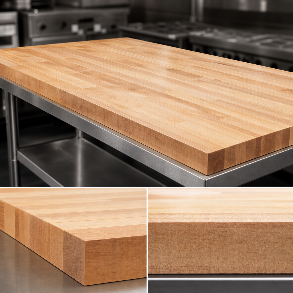 Edge Grain Flat Top