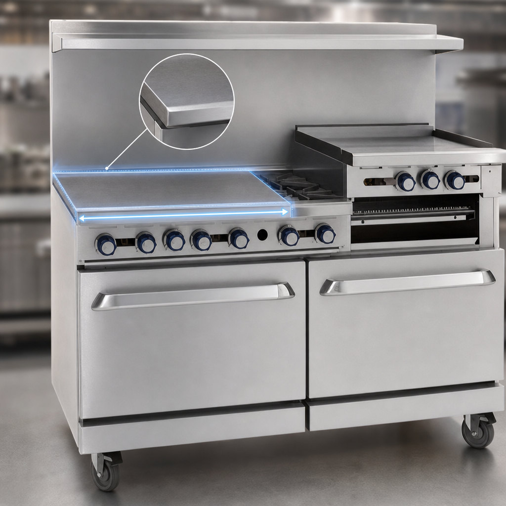 48-Inch Griddle Section