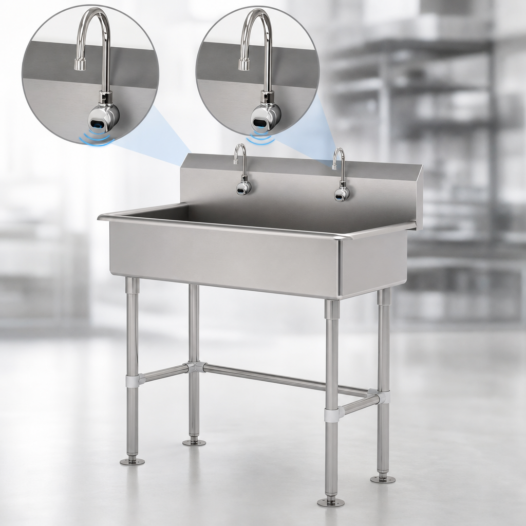Two Electronic Faucets Included