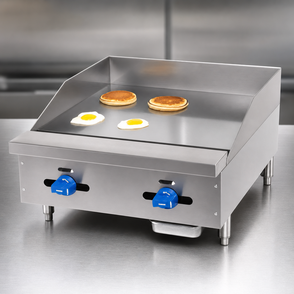 Polished Steel Griddle Plate