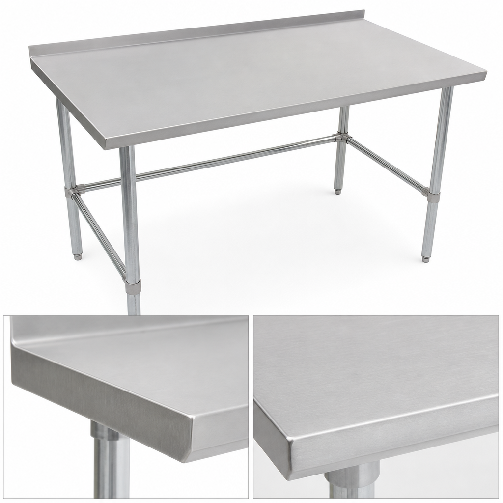 16-Gauge Stainless Steel Top