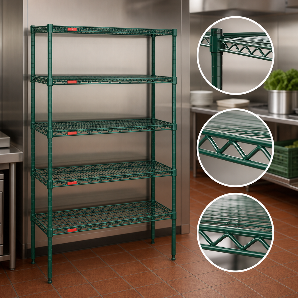 Patented QuadTruss® Shelves
