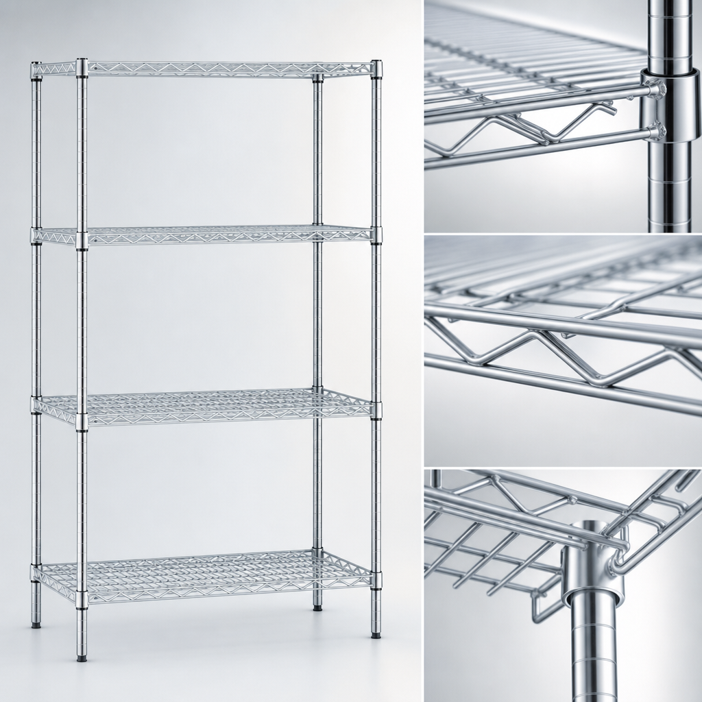 QuadTruss® Wire Shelf Design