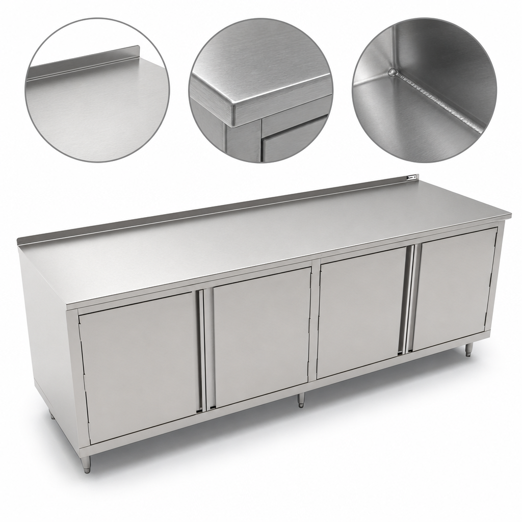 14-Gauge Type 300 Stainless Steel Top