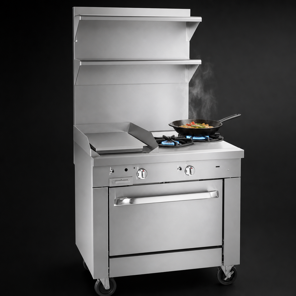 Two 35,000 BTU Open Burners