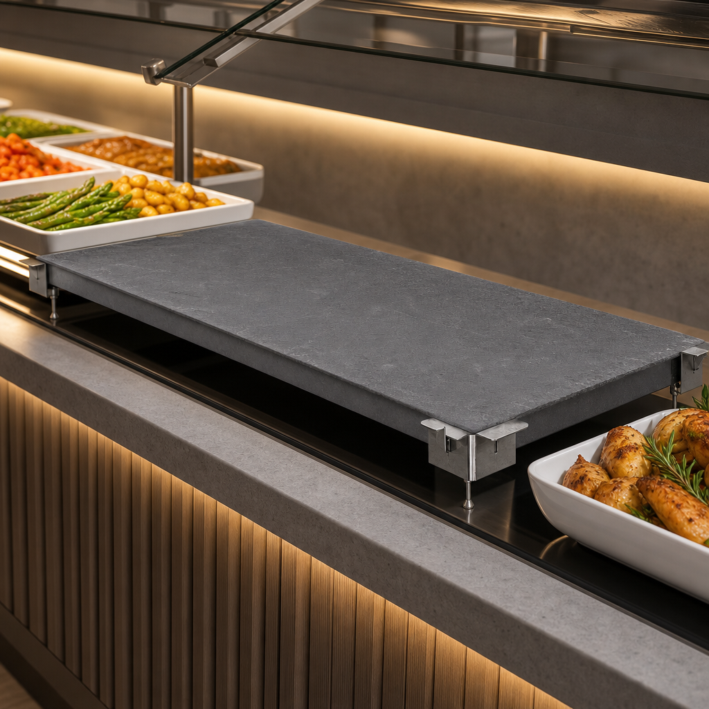 Simulated Stone Shelf Surface